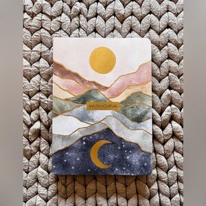 AM/PM Journal with Mountain Cover Design